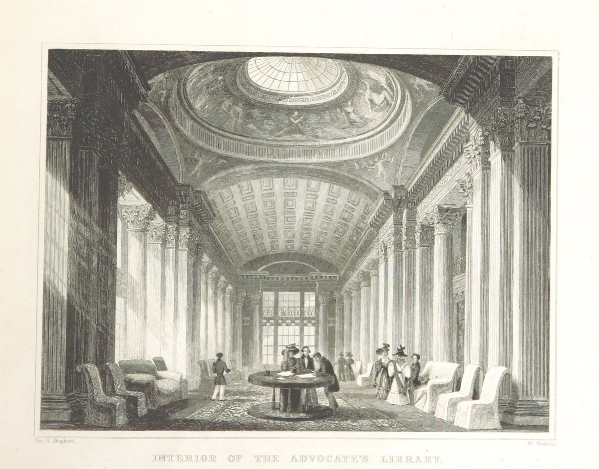Interior of the Advocate's Library in 1829