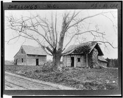 Historic house near Durham Station North Carolina where General Joseph Johnston surrendered to General Sherman in 1865