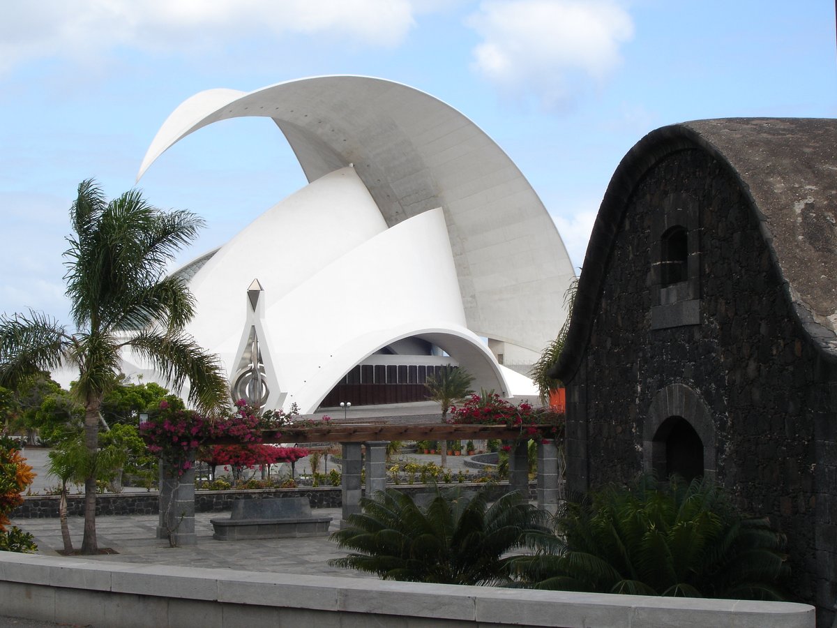 Auditorio de Santa Cruz de Tenerife modern architectural building in Canary Islands
