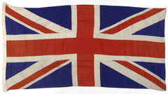 Union Flag hung from the Cenotaph in Whitehall on Remembrance Day