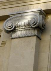 Banco de España building in Sevilla with detailed architecture