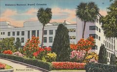National Library of Colombia in Bogotá postcard