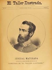 Commemorative plaque tribute to General Marcos Segundo Maturana Molina by El Taller Ilustrado