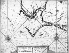 1619 map showing Le Maire Strait and Cape Horn, the new southern passage found by Dutch navigators Jacob Le Maire and Willem Schouten during their 1615-1617 voyage