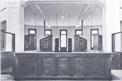 Riverdale library branch book stacks in the stack room
