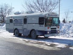 Toronto Public Library Bookmobile Two parked outdoors