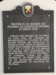 Raising Of The Philippine Flag In Cagayan De Misamis Historical Marker