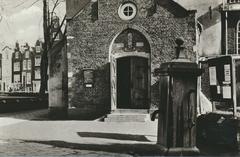 Begijnenhof Hervormde kerk historical church building in postcard style