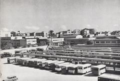 The Central Bus Station in Tel Aviv, a major transportation hub in Israel