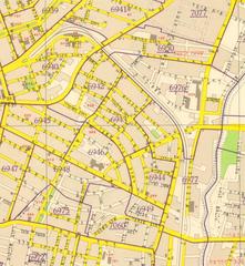Tel Aviv South railway station as seen on a 1958 map before its relocation in 1970
