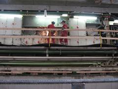 Budapest M4 metro Újbuda-központ station under construction