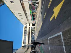 January 2024 cityscape of Tel Aviv-Yafo with buildings and clear blue sky