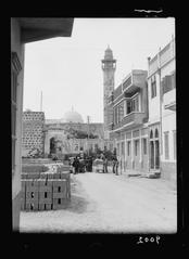 Palestine disturbances during summer 1936 at the Mosque of Hasan Bey in Jaffa near Tel-Aviv