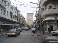 Herzl Street in Tel Aviv with Shalom Meir Tower in the center