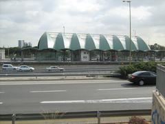University station entrance with modern architectural design