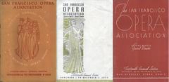 San Francisco Opera program covers from 1934 to 1936