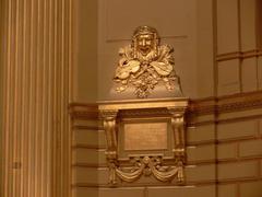 Interior view of War Memorial Opera House auditorium in San Francisco California
