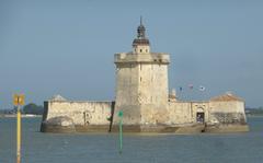 East facade of Fort Louvois from the embankment at Bourcefranc in June 2024