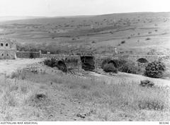 Gesher Bnot Yaakov bridge after repair in September 1918