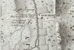 Jisr Benat Yacob historic map 1799