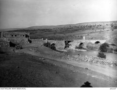Bridge across Jordan River at Benat Yakob destroyed and repaired in November 1918