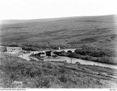 Gesher Bnot Yaakov bridge after repairs in September 1918