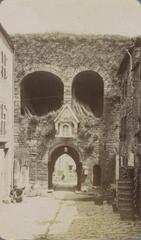 Jerzual gate in the Breton town of Dinan