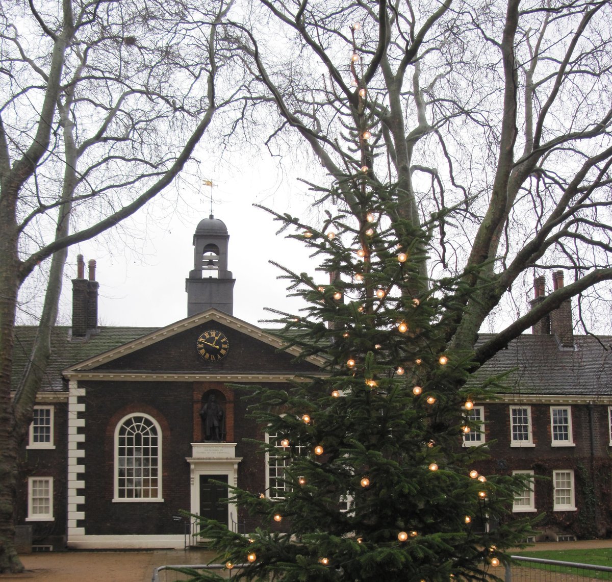 Decorated Christmas tree at Geffrye Museum London 2012