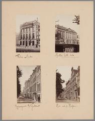 Half-stereo photos of Amsterdam cityscapes including Felix Meritis, Hersteld Evangelisch-Lutherse Kerk, Keizersgracht at Vijzelstraat, and Huis met de Hoofden