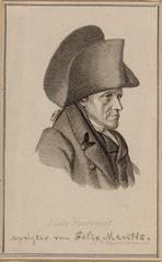 Portrait of Hidde Heeremiet, bookkeeper of convoys and licenses in Amsterdam, dated 1821