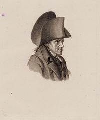 Portrait of Hidde Heeremiet, bookkeeper in Amsterdam and co-founder of Felix Meritis, 1821 print by Hendrik Willem Caspari