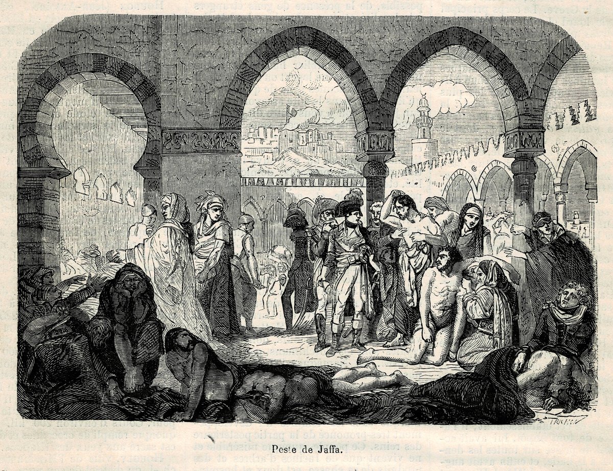 Bonaparte visiting plague victims in Jaffa