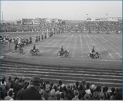 Bikers participating in the 2nd Maccabiah Games race