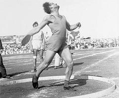 Discus Thrower at the 2nd Maccabiah Games