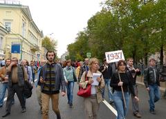 Mass anti-Putin march in Moscow on September 15, 2012