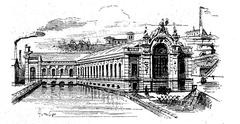 Historic industrial building Forces Motrices in Geneva operating in 1894
