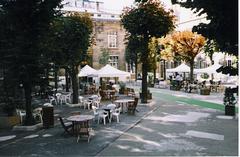 Interior courtyard of ESCP-EAP European School of Management in Paris