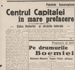 Historic downtown of a capital city undergoing major transformation in 1935