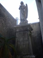 Tomb of Carlos Tejedor in Recoleta Cemetery Buenos Aires