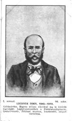 Portrait of Lechner Ödön Hungarian architect from a 1920s postcard series