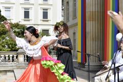 LGBTIQ+ Pride celebration at Casa de Nariño