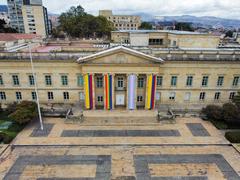 LGBTIQ+ Pride event at Casa de Nariño with colorful flags and attendees