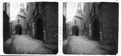 Old lateral entrance of Perpignan Cathedral
