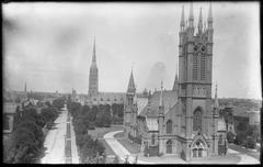 Metropolitan Methodist Church and St. Michael's Cathedral on Bond Street, Toronto