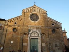 Cattedrale dell'Assunta in Volterra facade and bell tower