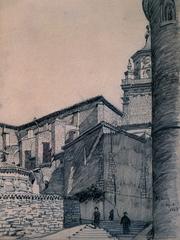 View of Catedral de Santa María de Vitoria from the Seminary corner