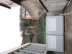 14th century fortifications viewed from rue de la Quarantaine in Strasbourg