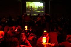 Festival audience at Pantalla Hall during L'Alternativa event