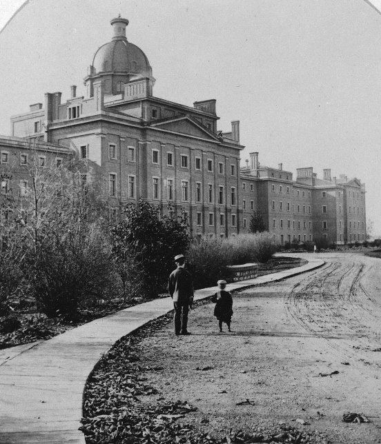 Right wing of Asylum building in Toronto, Canada