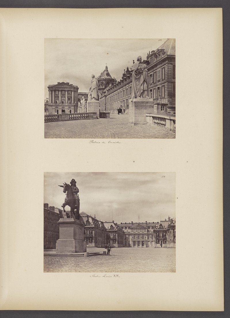 Vintage photograph titled 'A Summer Trip' showing scenic European landscapes and architectural landmarks from Johnson's 1878 travel album